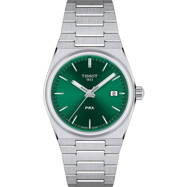 TISSOT PRX 35MM QTZ S-Steel Green Dial Unisex Watch T137.210.11.081.00 / T1372101108100 - 35 mm