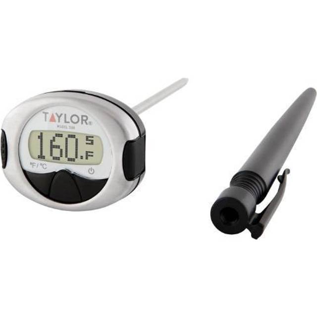 Taylor Pro Dot Matrix Display Oval Instant Read Digital Meat Food Grill Bbq Cooking Kitchen Thermometer