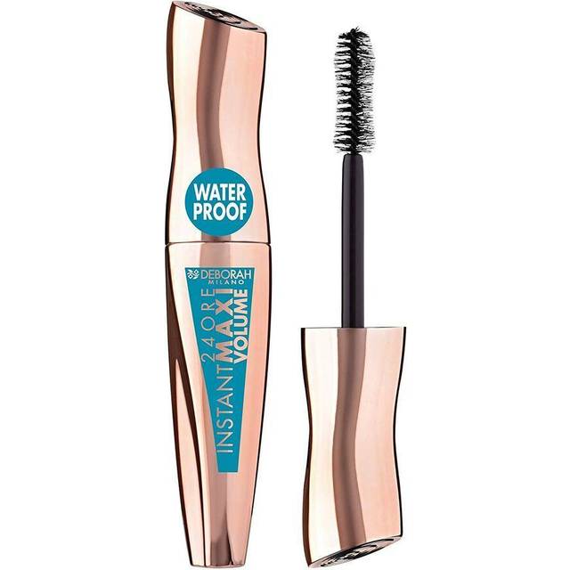 Deborah Milano Mascara til Øjenvipper 24Ore Instant Maxi Volume Waterproof Sort