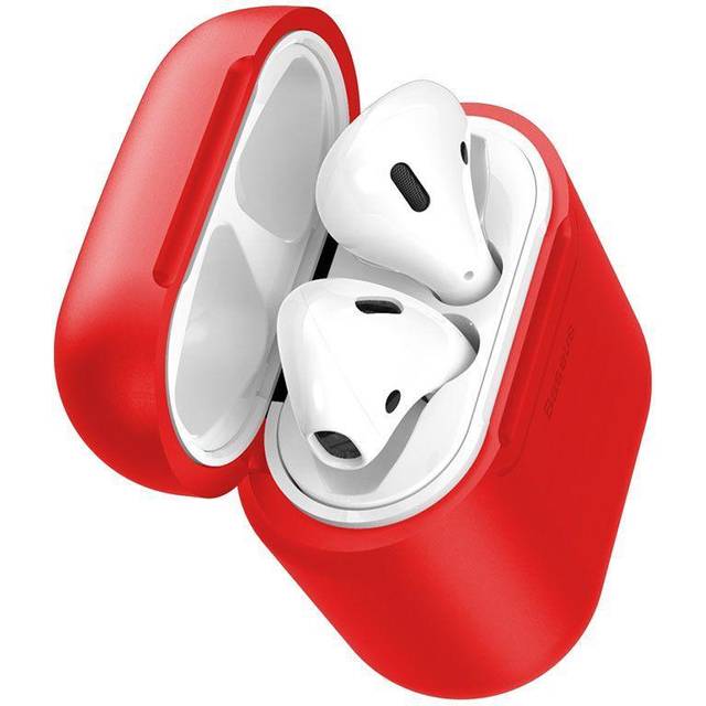 Baseus AirPods Case for Apple AirPods - fodral för AirPods - Röd - Röd/Svart/