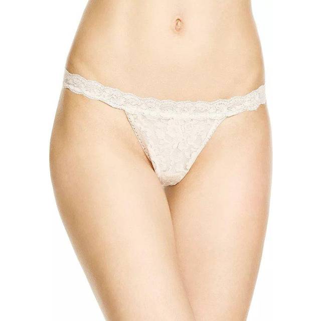 Hanky Panky Womens Chai Signature Mid-rise Stretch-lace Thong 1 Size - CHAI