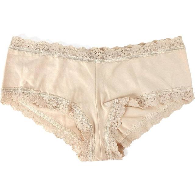 Low-Rise Organic Cotton Boyshorts - CHAI - Small