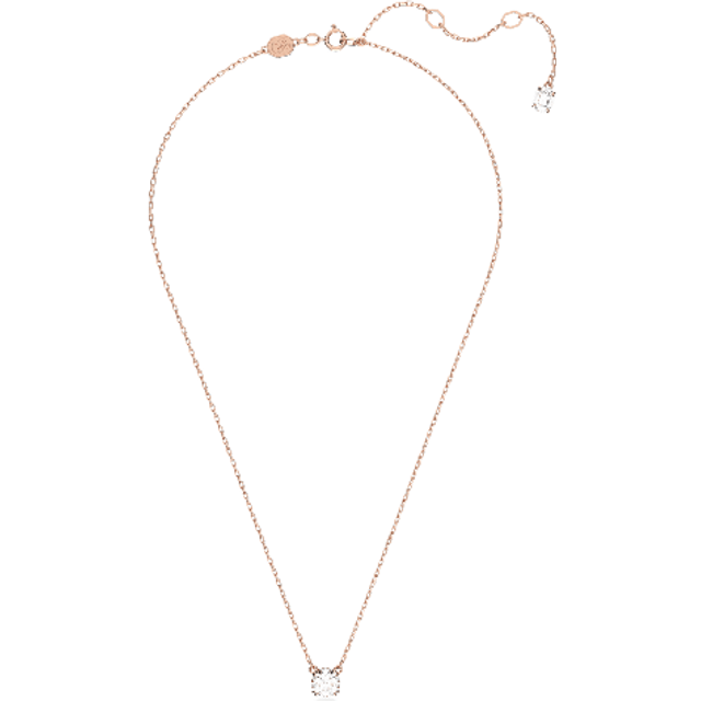 Swarovski Ladies Constella Rose Gold Plated Cubic Zirconia Necklace 5636710
