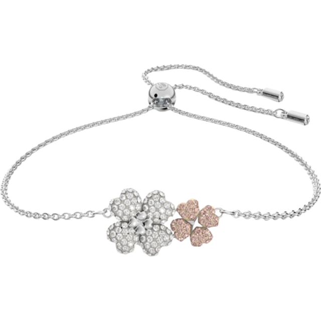 Swarovski, Bracelets, female, Gray, ONE SIZE, Latisha Flower Bracelet