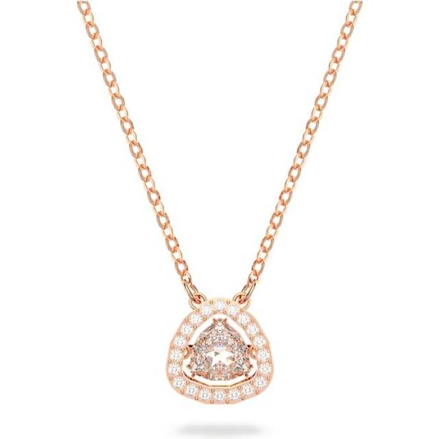 Swarovski Rose Gold Millenia Trilliant Cut Crystal Necklace