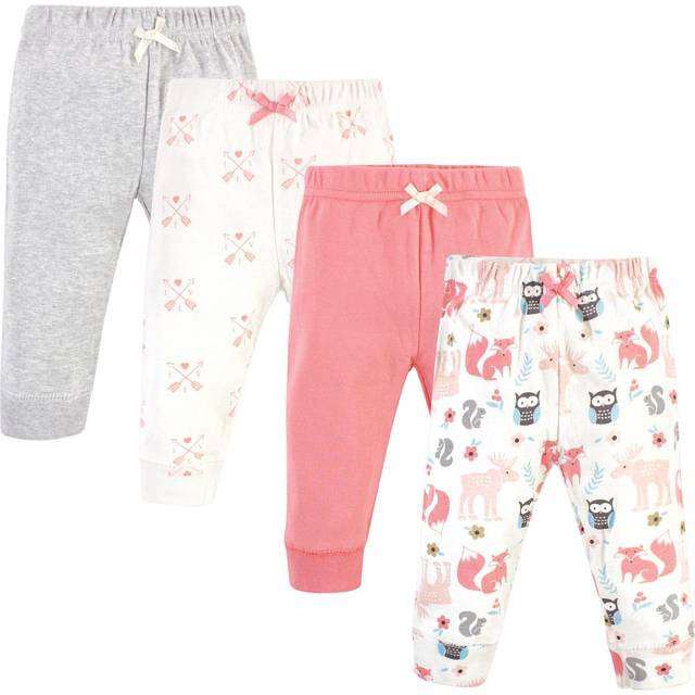 Hudson Baby Unisex Baby Cotton Pants and Leggings Girl Forest  4 Toddler