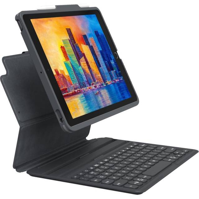 ZAGG Pro Keys 12.9" iPad Pro Keyboard Folio Case - Charcoal, Black