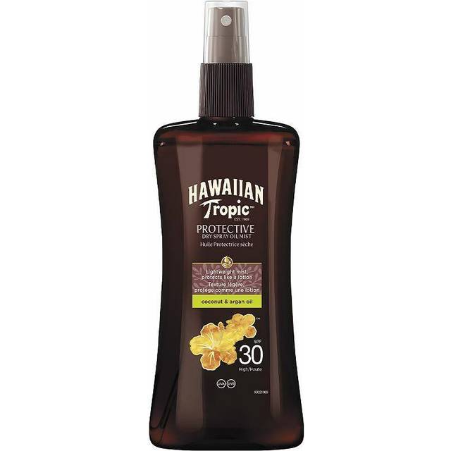 Hawaiian Tropic Glowing Protection Dry Oil Spray SPF30 200 ml