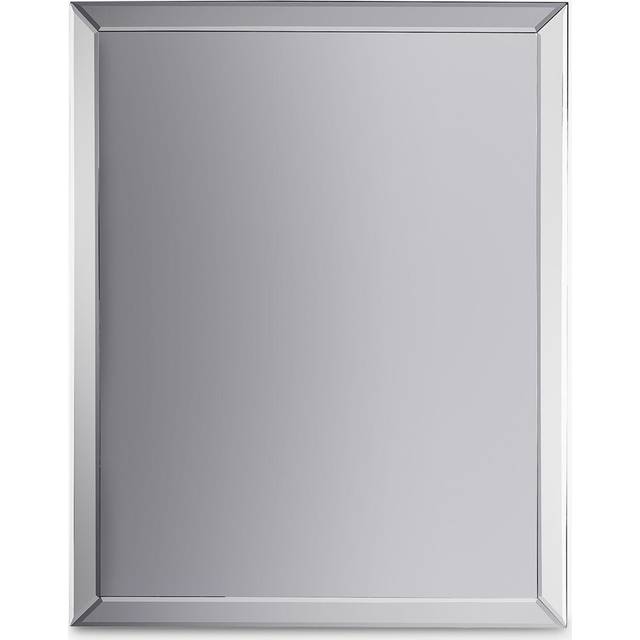 Lyra Rectangle Wall Mirror - Silver