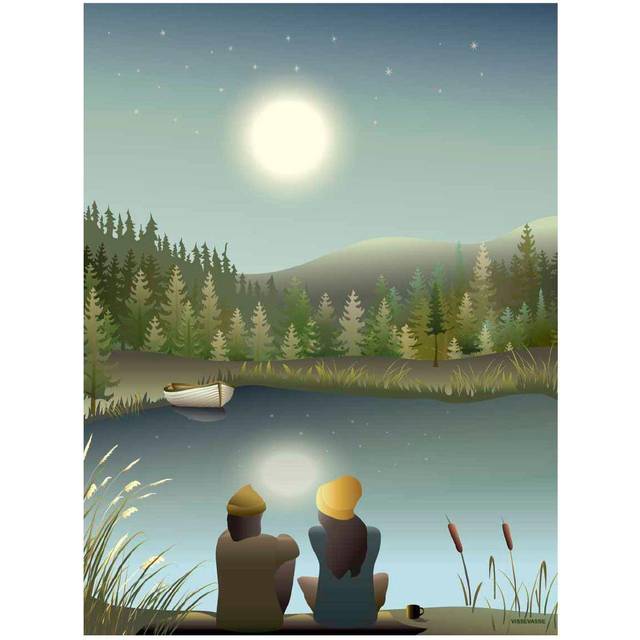 ViSSEVASSE - MOONLIGHT WITH YOU - poster - Affisch - MOONLIGHT WITH YOU - poster - 30x40 cm
