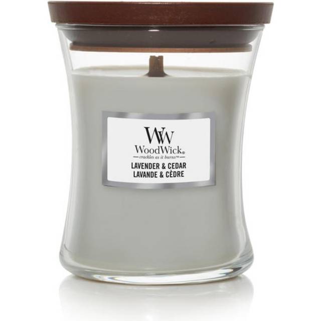 WoodWick Medium Hourglass Candle - Lavender & Cedar Universal (Universal)