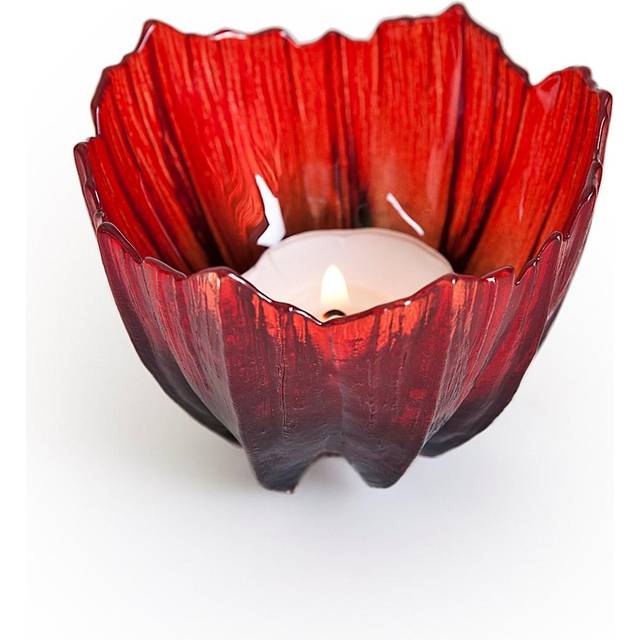 Poppy, ljuslykta, röd/svart