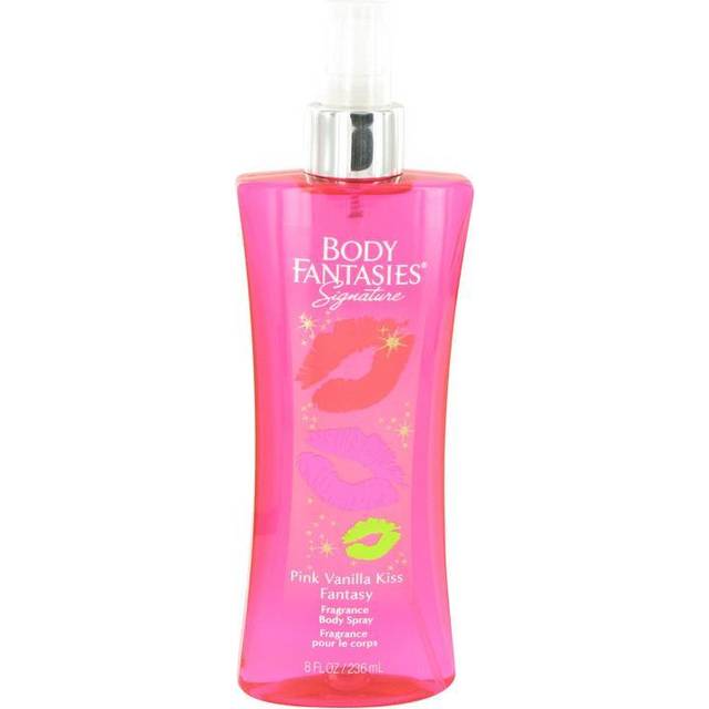 Body Fantasies Signature Pink Vanilla Kiss Fantasy Perfume 240 ml Body Spray for Women (240 ml)
