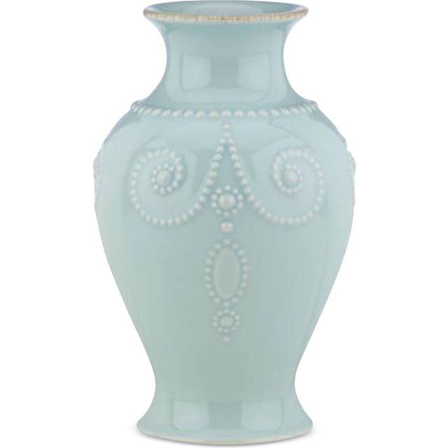 Lenox French Perle Ice Blue Bouquet Vase