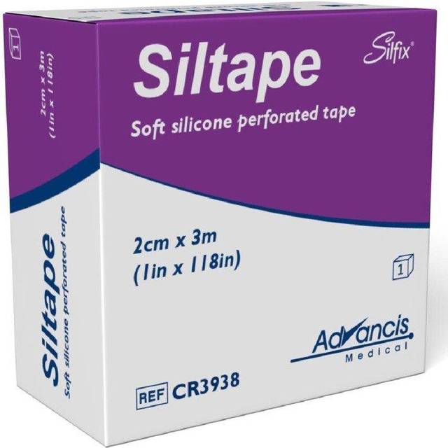 Siltape Medicinsk silikontejp Silikontejp 2 cm x 3 m. 1 st