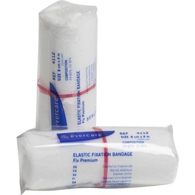 Evercare Elastisk fixeringsbinda 8 cm x 4 m 1 st - Multi