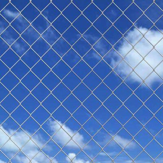 vidaXL Chain Link Fence with Posts Spike Galvanised Steel 15x1 m - Silver