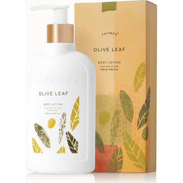 Thymes Olive Leaf Body Lotion - Shea Butter Lotion wIth Vitamin E & Olive Oil for Skin care Routine - Body and Hand Lotion for Women & Men (925 fl oz)