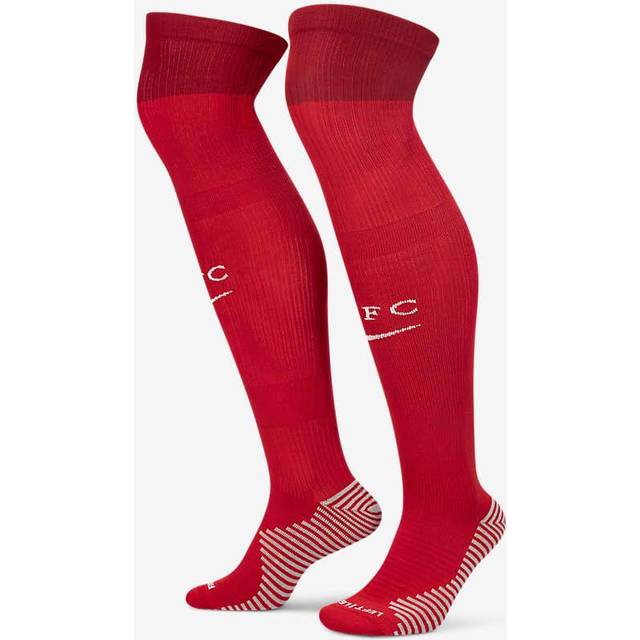 Liverpool F.C. 2022/23 Stadium Home fotbollsstrumpor, TOUGH RED/TEAM RED/WHITE, Unisex, L