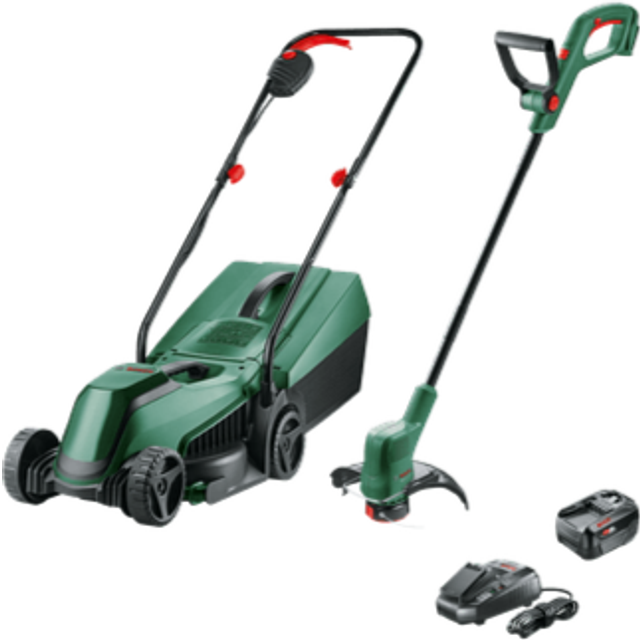 Gräsklippare+Trimmer Bosch Easymower/Easygrasscut 18V 1X4,0Ah