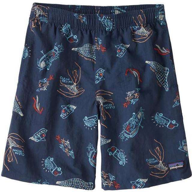 Patagonia Boys' Baggies Shorts - 7" - Shorts - Børn Tidepool Blue 12 år - Inseam 7"