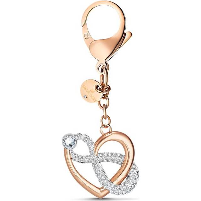 Swarovski, Jewellery, female, Yellow, ONE SIZE, Women's Handbag Charm Infinity Symbol and Heart White Infinite 5530885