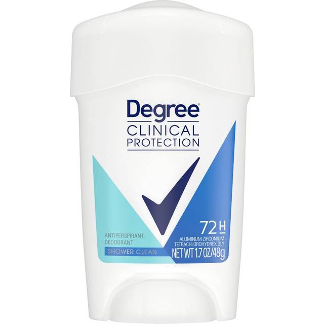 Degree, Women's, Clinical Protection, MotionSense, Shower Clean Antiperspirant Deodorant, 1.7oz (48g)