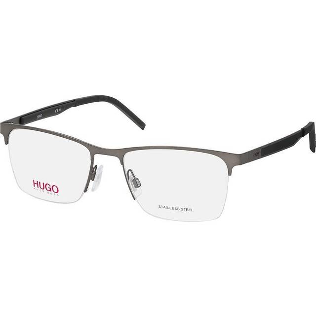 Hugo Boss HG 1142 R80 small, including lenses, SQUARE Glasses, MALE - Grey