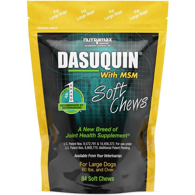 Nutramax Laboratories Dasuquin with MSM Joint Health Supplement for Large Dogs - With Glucosamine, MSM, Chondroitin, ASU, Boswellia Serrata Extract,