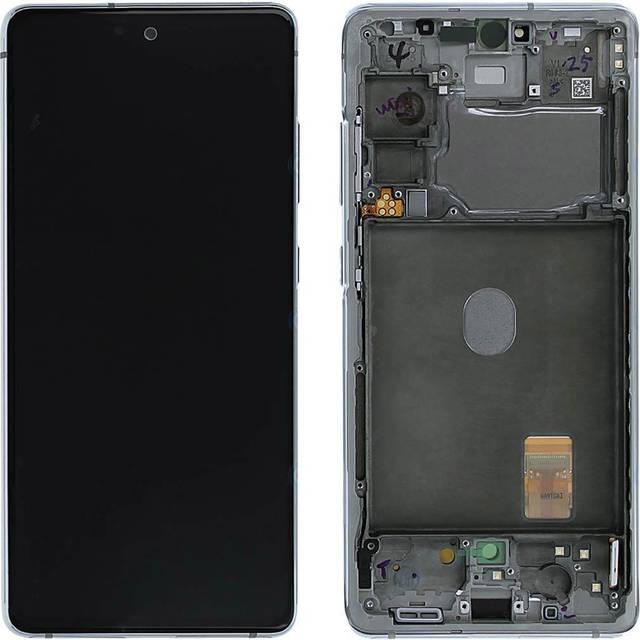 Samsung Galaxy S20 FE Original Skärm Display Glas Super Amoled - Vit