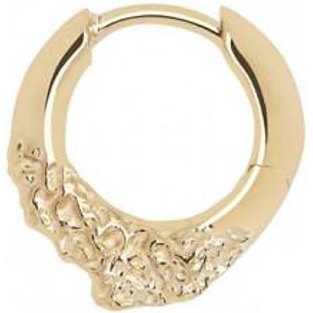 Maria Black Womens Gold Micro 8 22ct Yellow-gold Plated Sterling-silver Huggie Hoop Earring 1 Size - GOLD