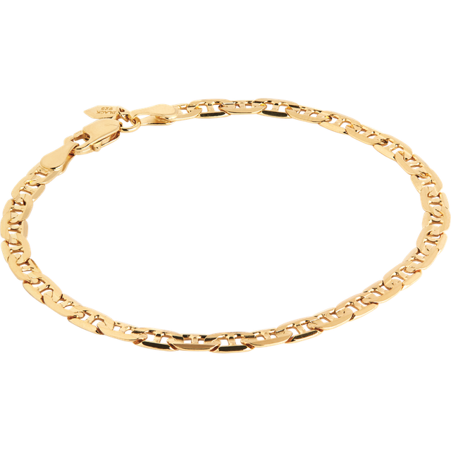 Maria Black Womens Gold Carlo Medium 22ct Yellow Gold-plated Sterling-silver Bracelet M - GOLD
