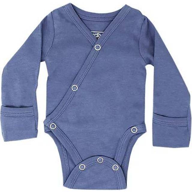 Organic Kimono Bodysuit in Slate