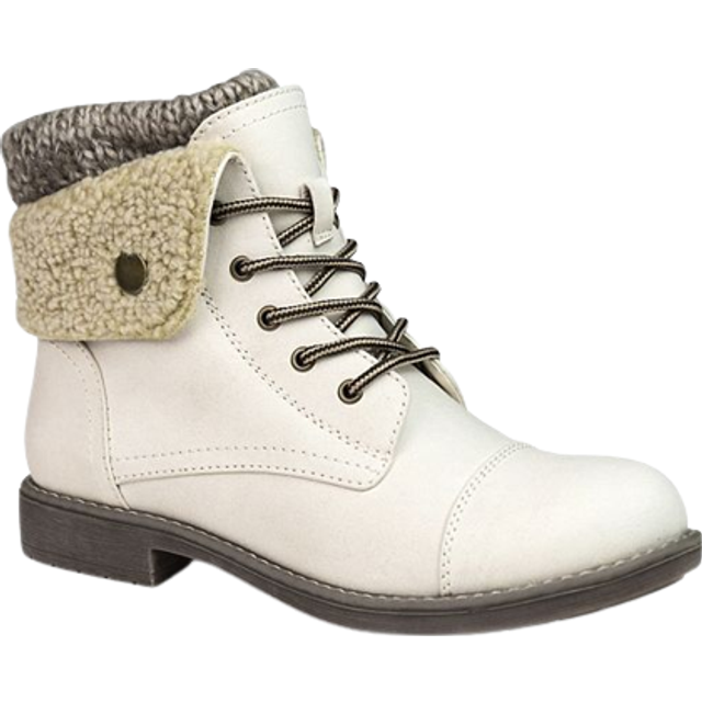 CLIFFS BY WHITE MOUNTAIN Women's Duena Hiking Style Boot  Winter White