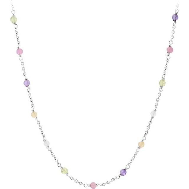 Rainbow Necklace - Silverfärg (425 mm)