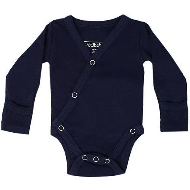 Organic Kimono Bodysuit in Navy