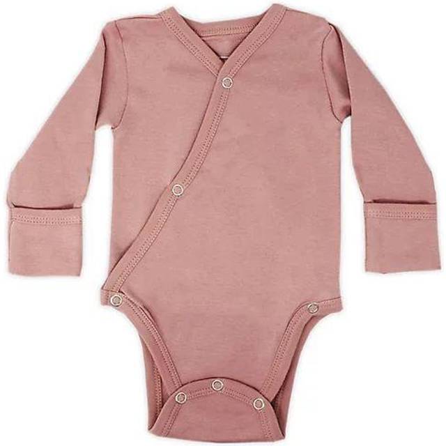 Organic Kimono Bodysuit in Mauve
