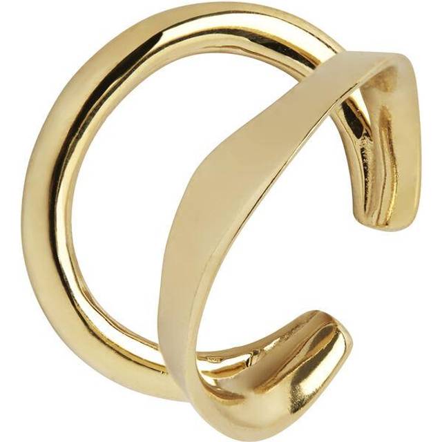 Maria Black Ripples Earcuff Dam Earcuffs Stl. one size - Från Magasin - Gold (one size)