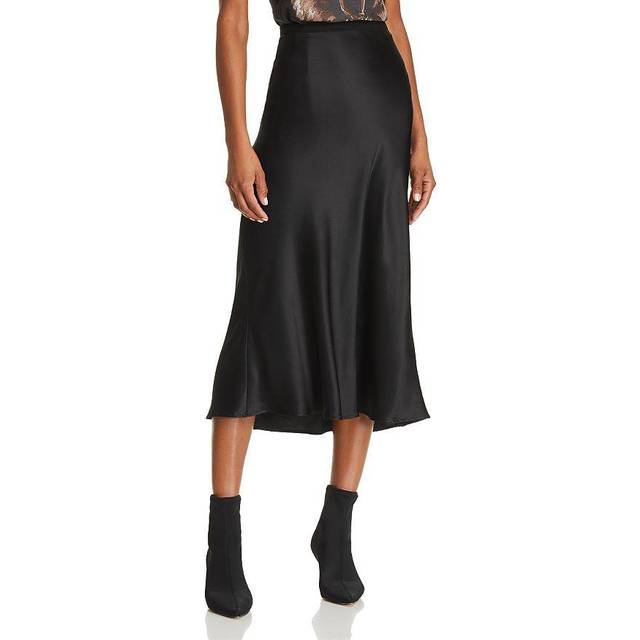 Anine Bing, Kjol, Dam, L, Svart Sidenkjol - Bar - black (L)