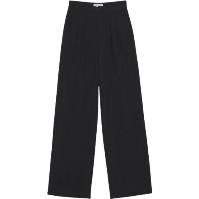 ANINE BING Black Carrie Trousers - Black - DK 40