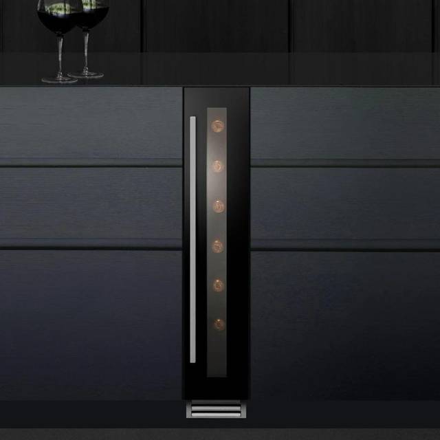 Caple WI158 WI158 15cm Freestanding Undercounter Wine Cooler - BLACK