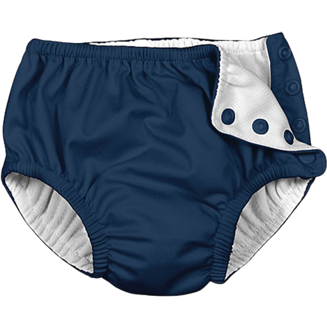 i Play Unisex Swim Diaper Navy Solid-6 Months