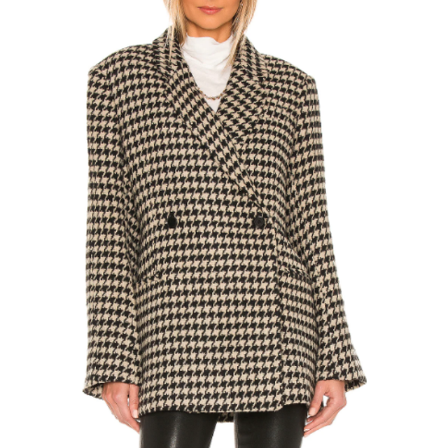 Kaia Blazer - Houndstooth Xl