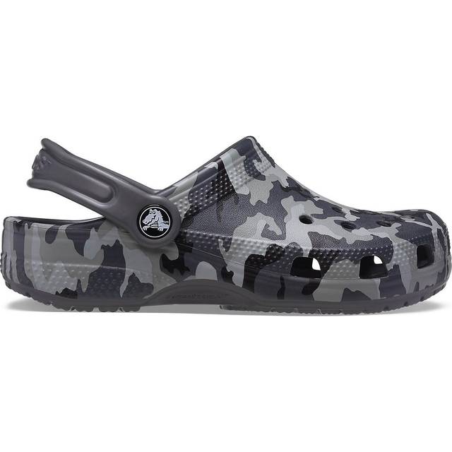 Crocs Sandaler - Classic Camo Clog K - Svart/Grå - Crocs - 29/30 - Sandal