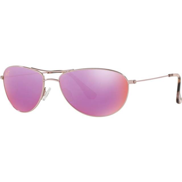 Maui Jim Baby Beach 245 16R, AVIATOR Sunglasses, UNISEX, polarised - Silver