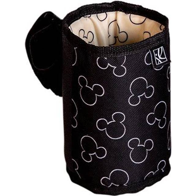 Disney Baby by J.L. Childress Universal Cup Holder with Cell Phone Pocket - Disney Stroller Accessory and Travel Essential - Insulated  Cup and Cell P