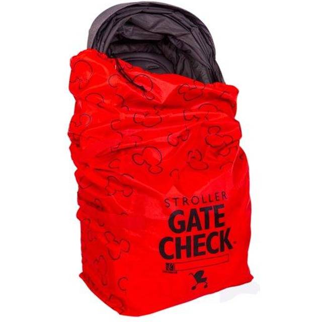 Disney Baby by J.L. Childress Gate Check Air Travel Bag for Single & Double Strollers, Red