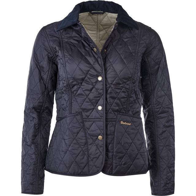 Barbour womens summer liddesdale quilt jacket navy / pearl