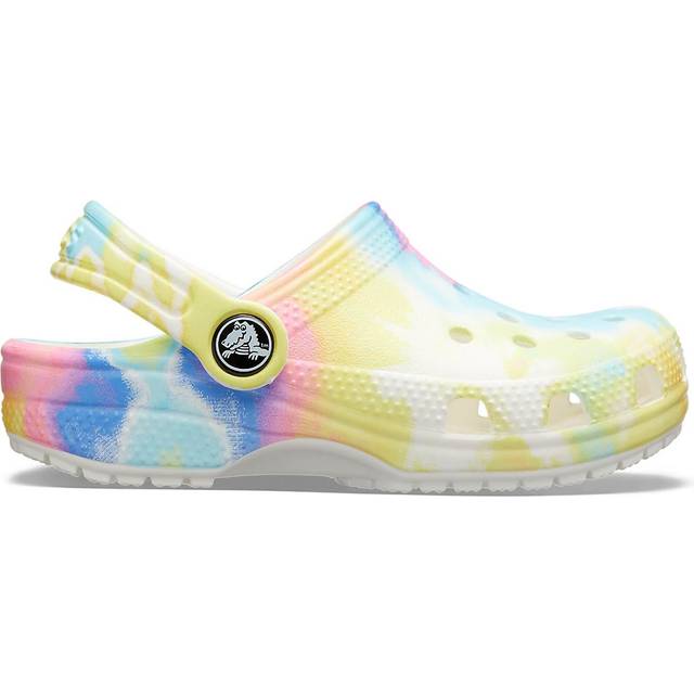 Crocs Classic Tie Dye Clogs (Little Kid/Big Kid) Pastel Tie Dye 6 Big Kid