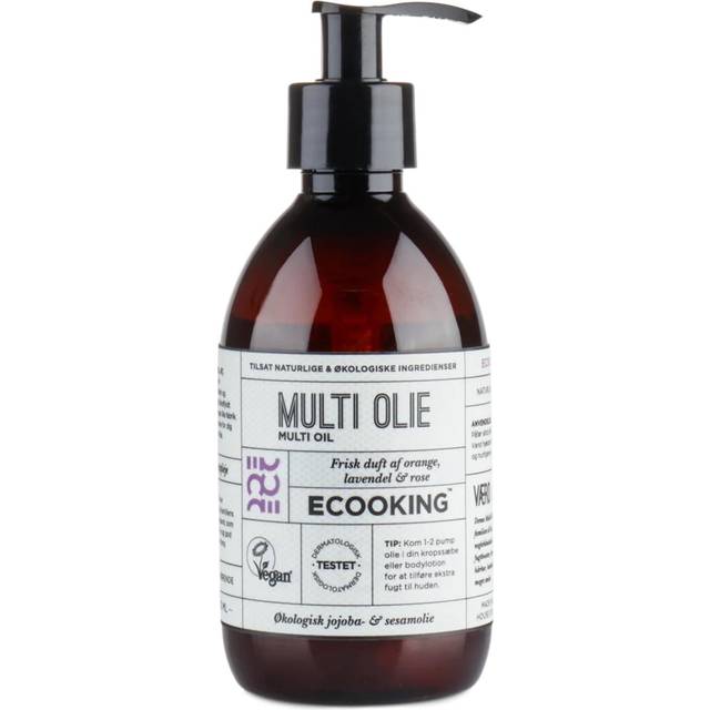 Ecooking Multi Olie 300ml - Kropsolie test - Dinskønhed.dk